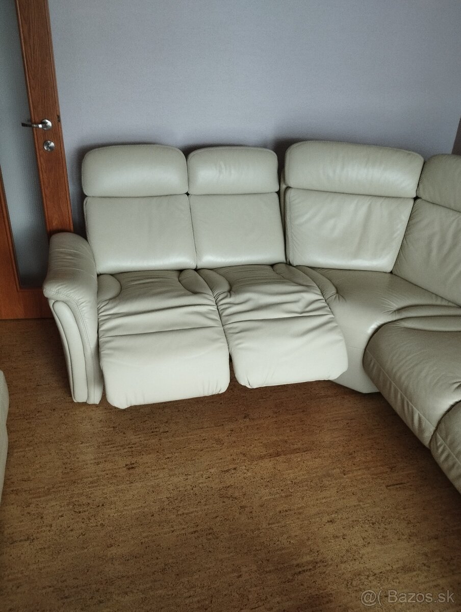 Predám kožený gauč - 3