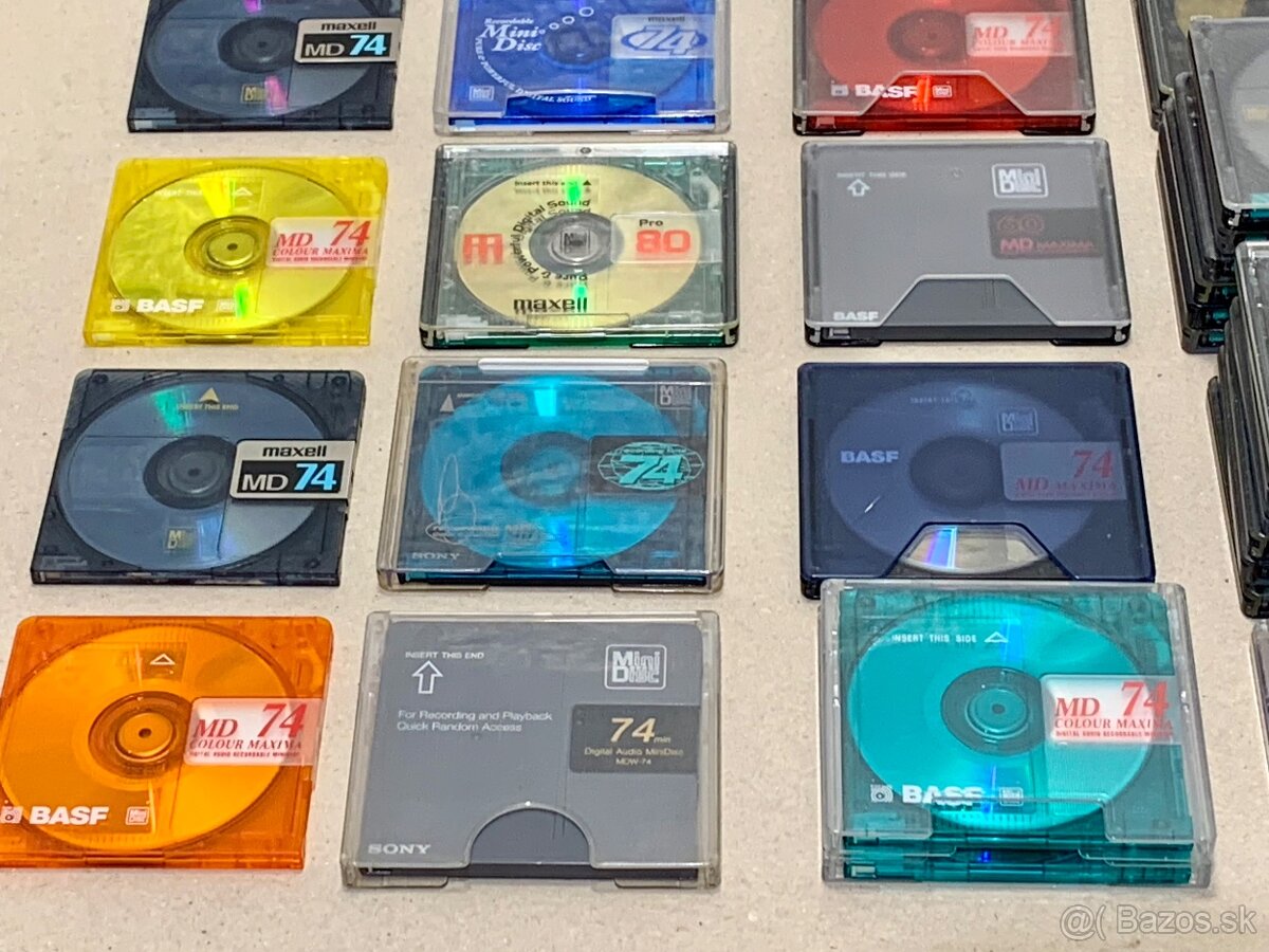 Sony. Maxell. TDK. BASF. FUJI … minidisk - 3