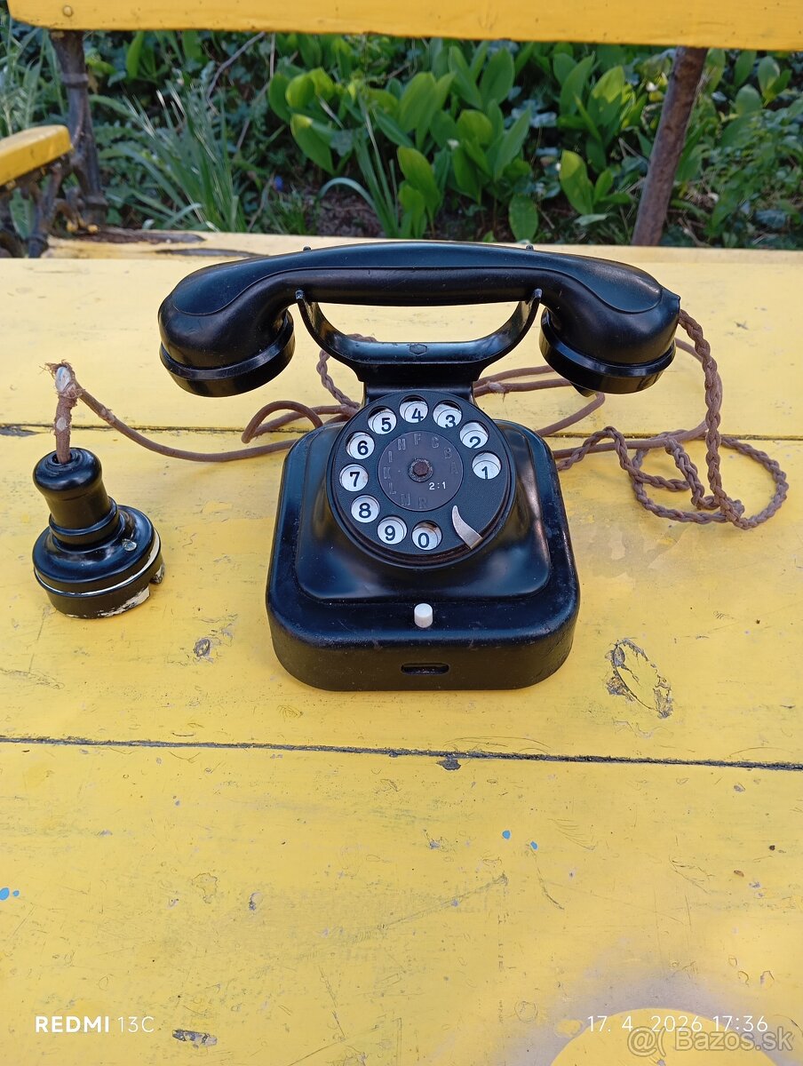 Starý telefón Elektrotechna - 3