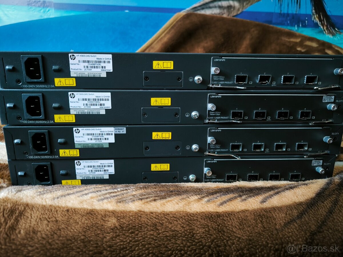 Predám switch enterprise sieťový prepínač HP A5800 Series – - 3