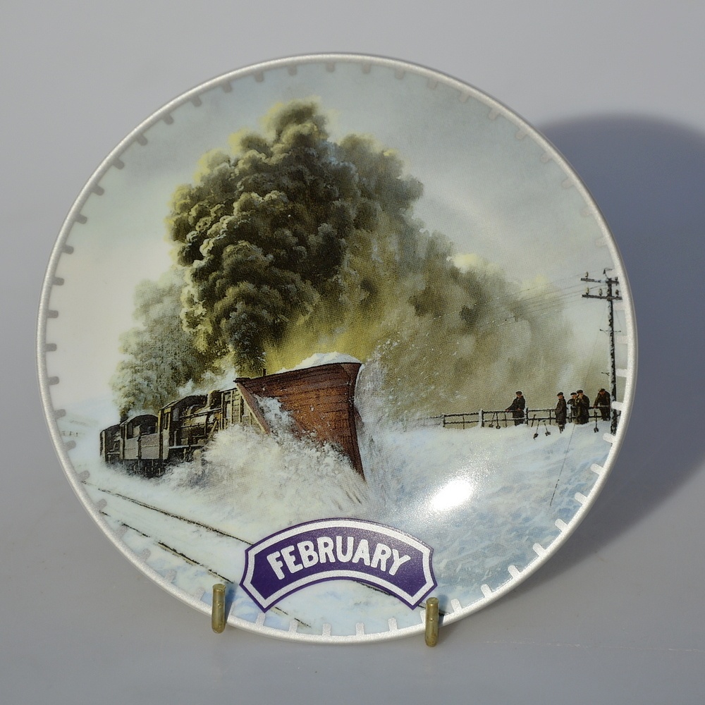 Pre milovníkov VLAKOV - Sada 12 mesiacov - 12 tanierov - 3