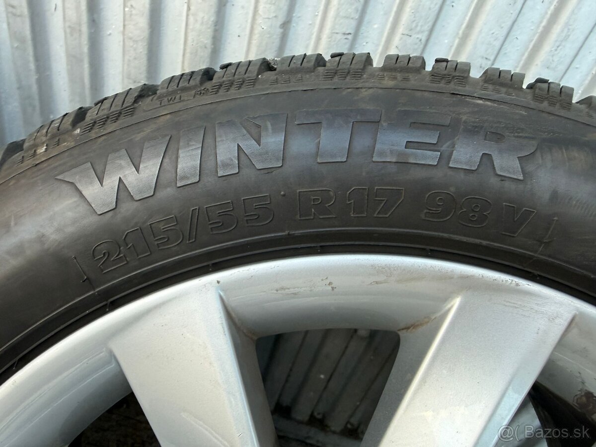 17" Elektrony 5x112 SKODA zimne pneu 215/55 R17 - 3