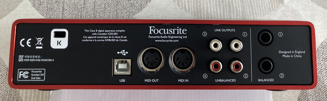 Focusrite Scarlett 2i4 – druhá generácia - 3