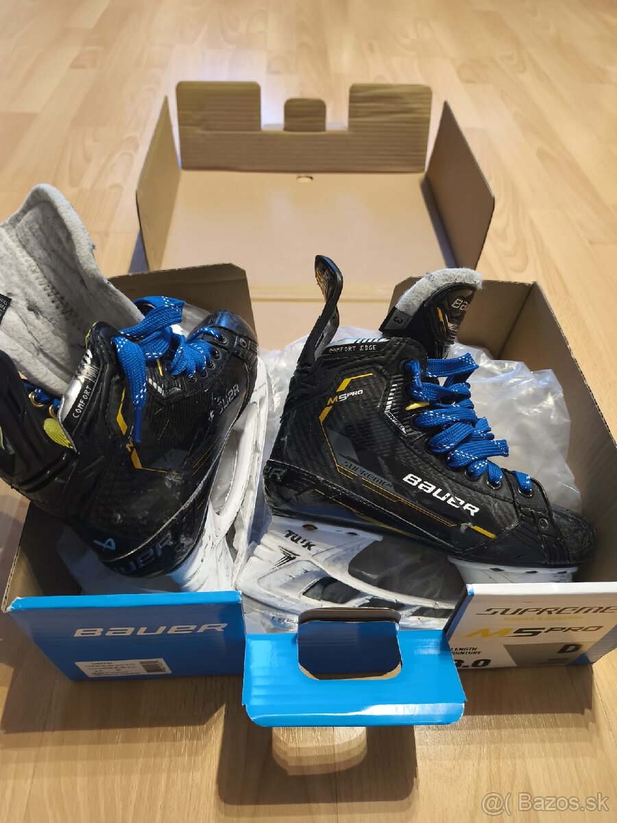 Korčule Bauer Supreme M5 PRO JR veľ.3 - 3