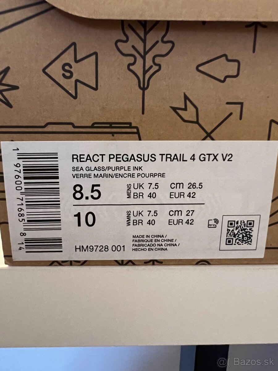 Nike React Pegasus Trail 4 GTX V2 (velkost 42) - 3