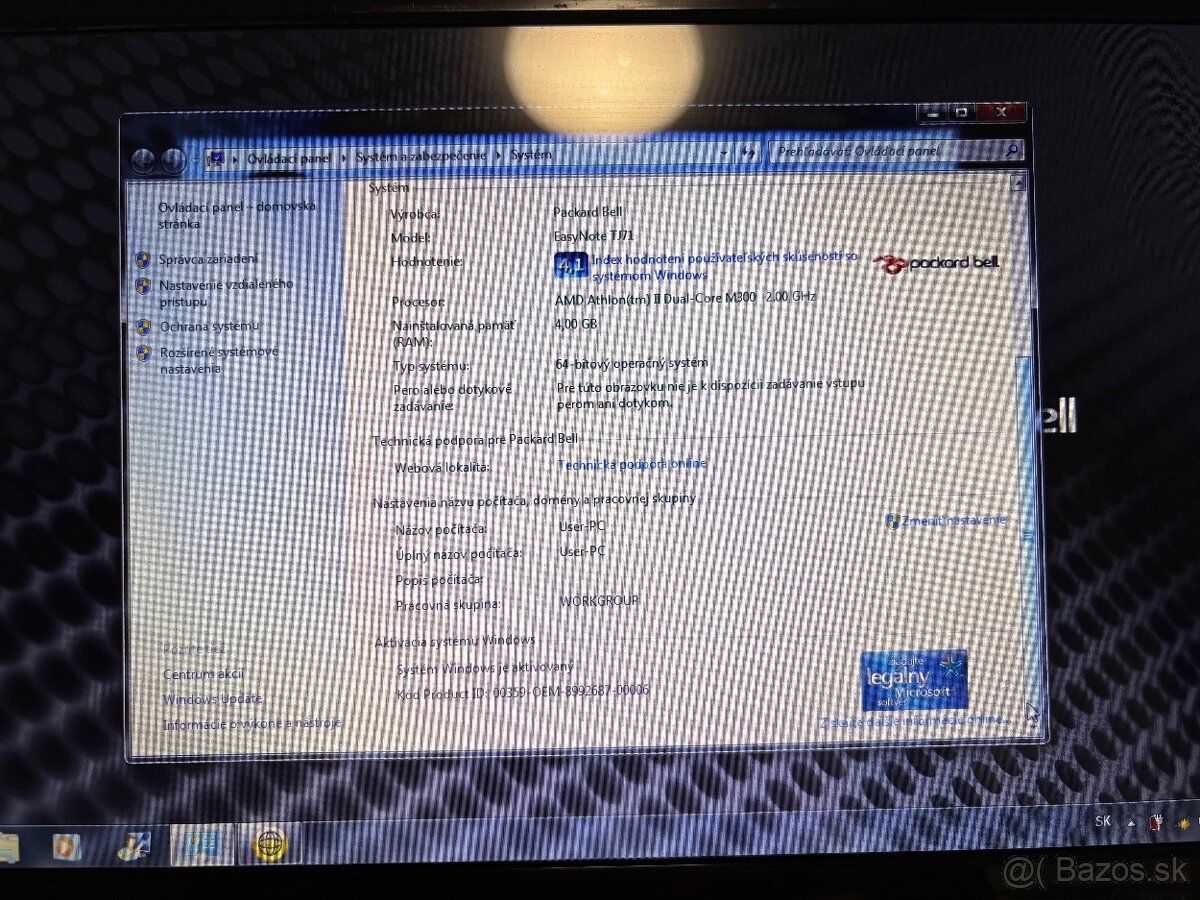 Notebook Packard Bell EasyNote TJ71 - 3