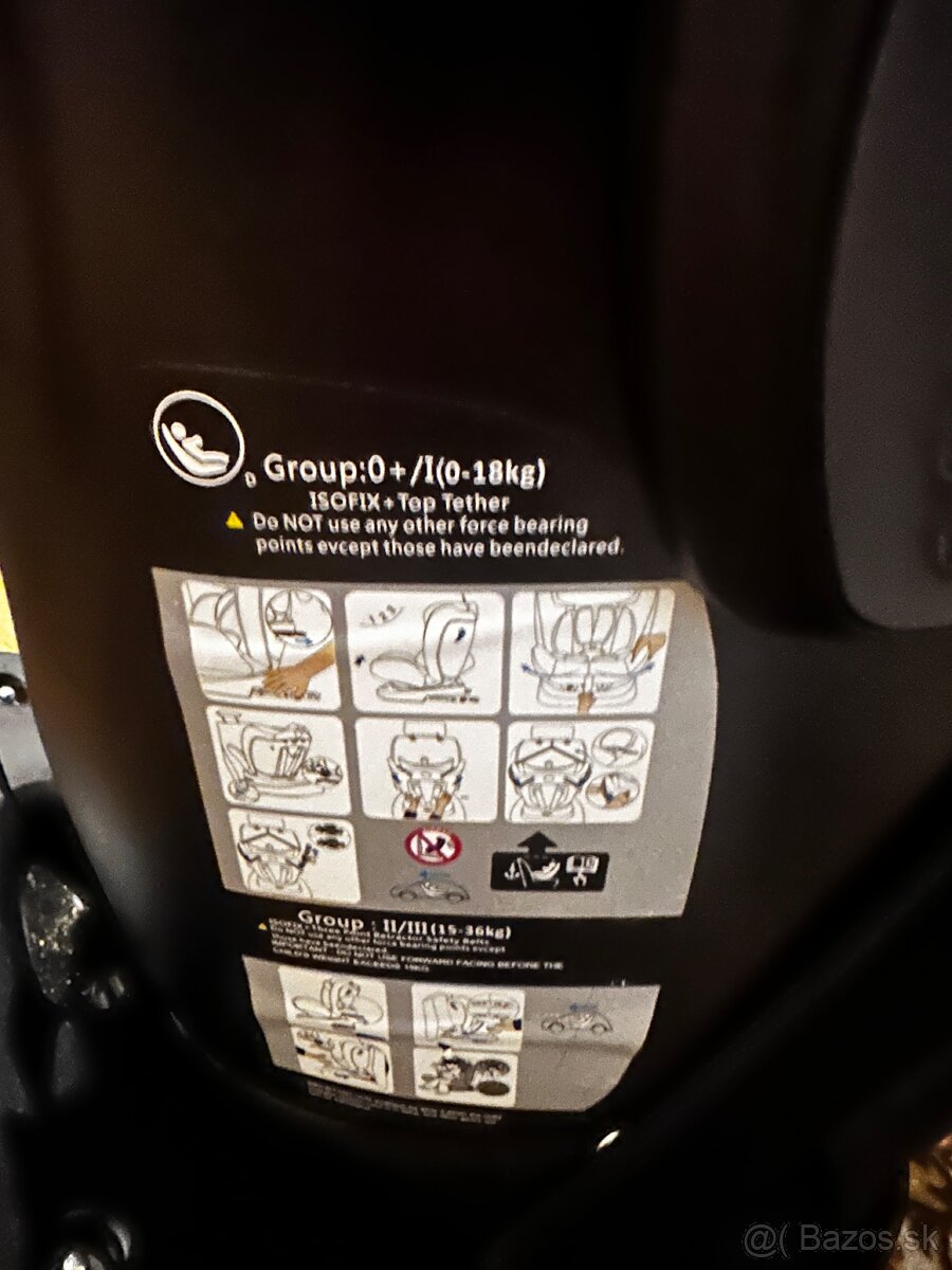 Detská autosedačka Baby Go Nova,0 – 36 kg v záruke - 3