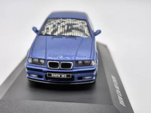 BMW M3 E36 Coupé modrá – Solido 1/43 (1999) - 3