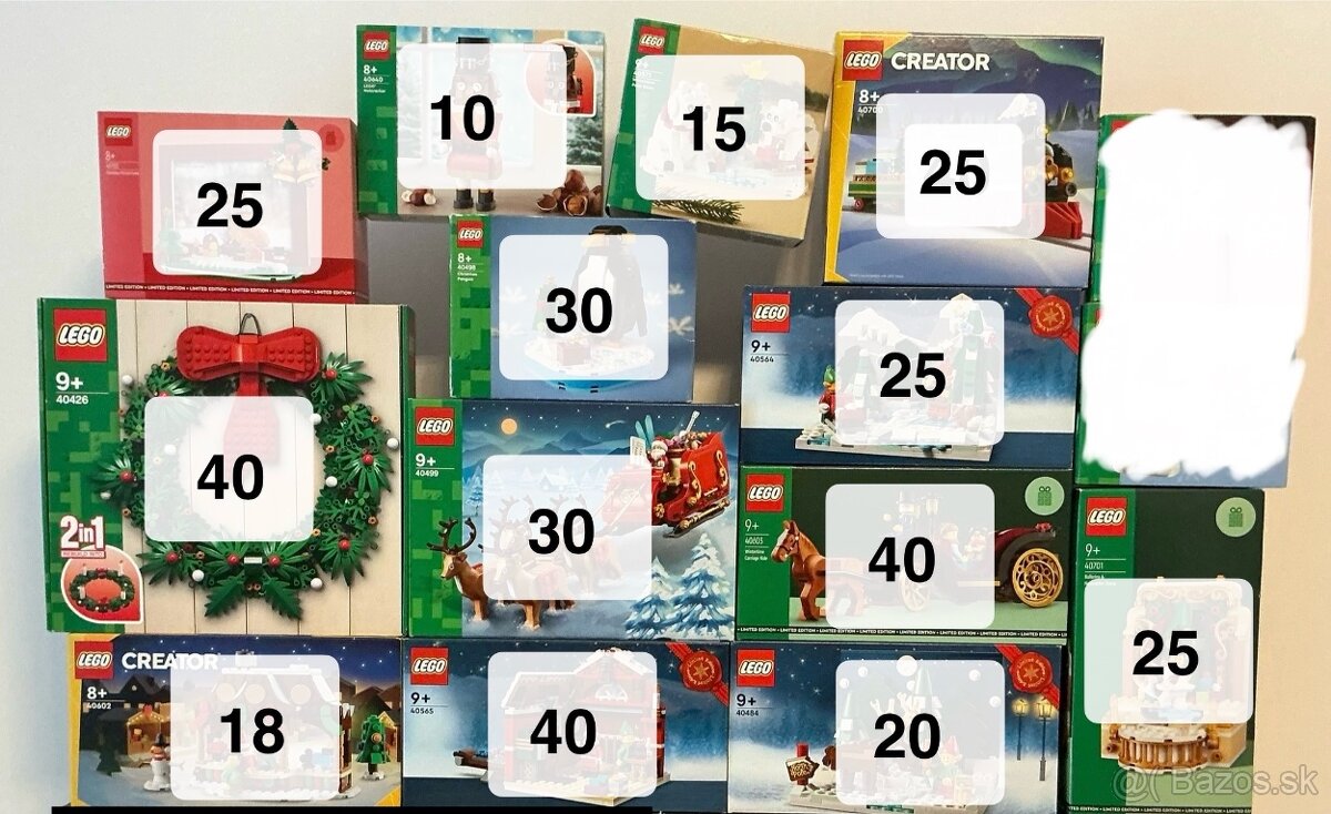 Vianocne Lego - nové, nerozbalené - 3