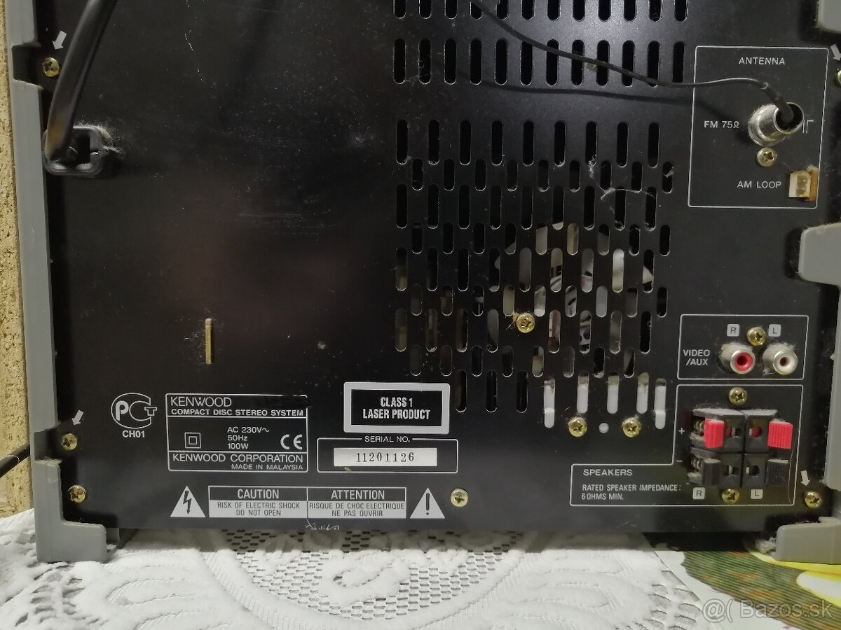 Bluetooth Kenwood hifi veža - 3