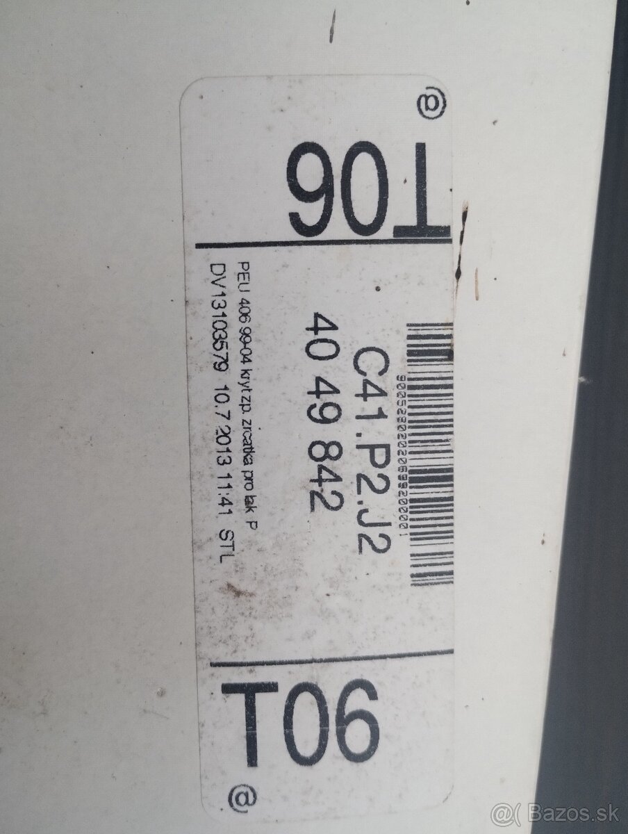 Kryt spätného zrkadla P406 - 3