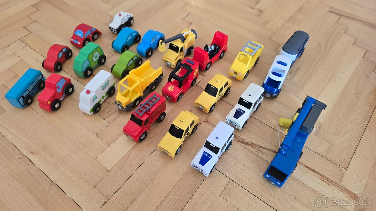 Detská drevená dráha vláčiky - 3