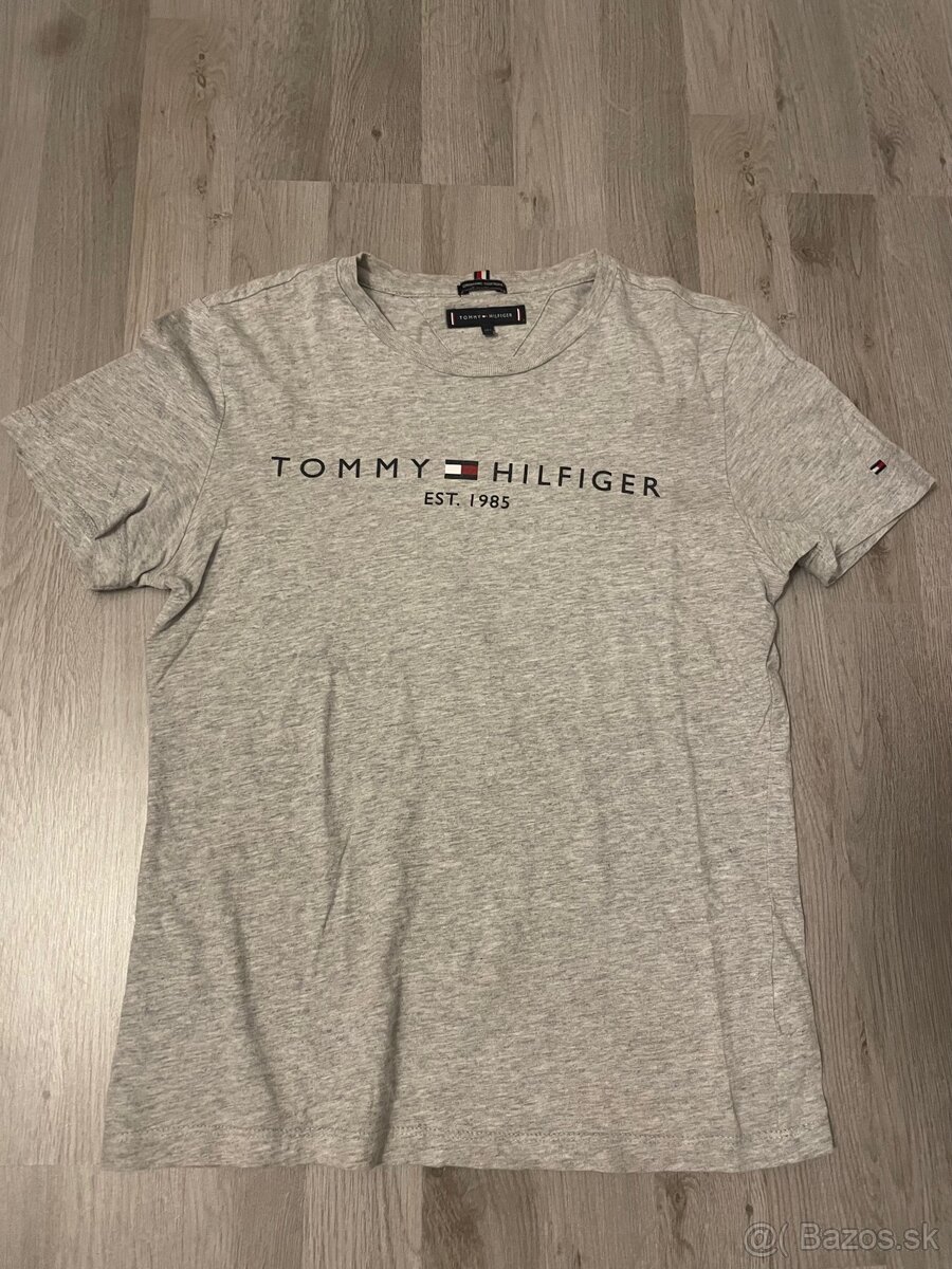 ⚪ Sivé TOMMY HILFIGER – veľkosť 152 - 3