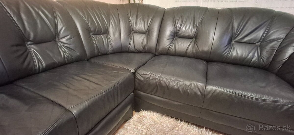 Predám celokoženú sedaciu súpravu - 3