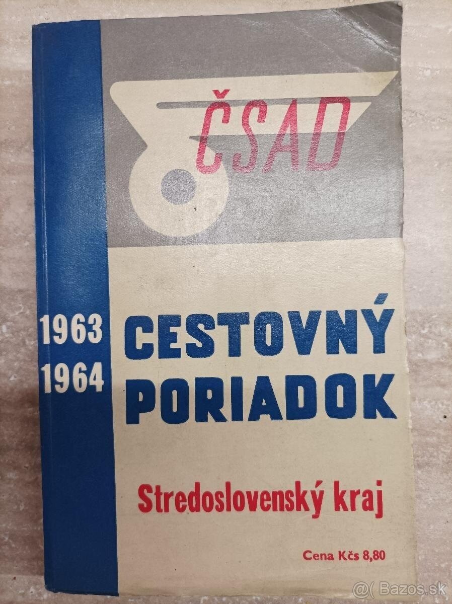 Kúpim cestovné poriadky ČSAD / SAD - 3