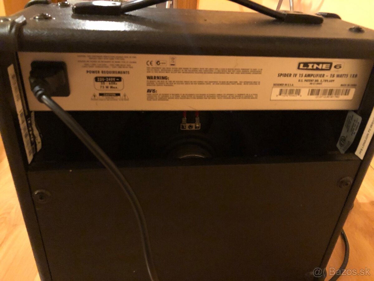 Line6 Spider V 15w gitarové kombo - 3