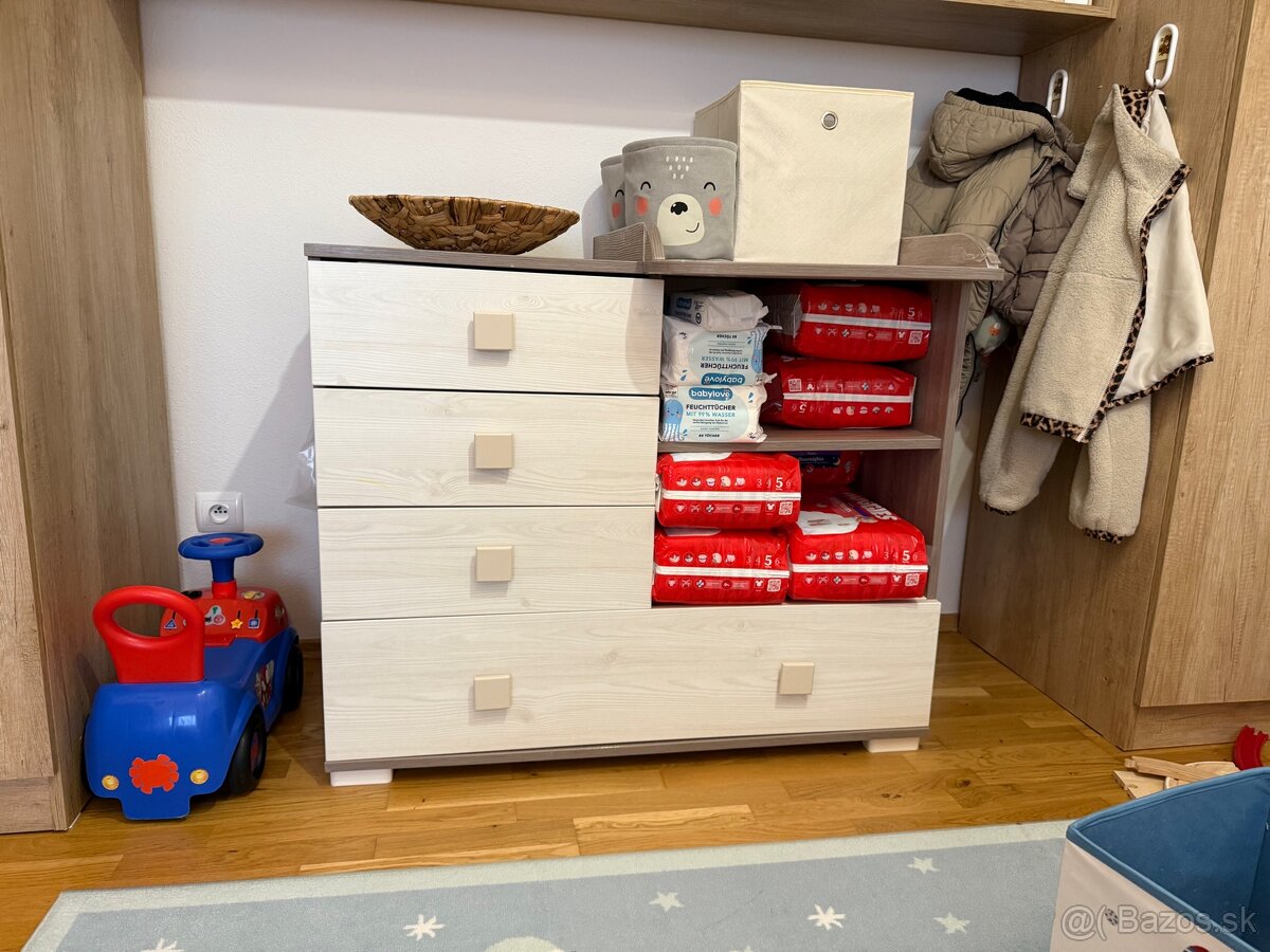 Komoda s prebalovacim pultom - 3