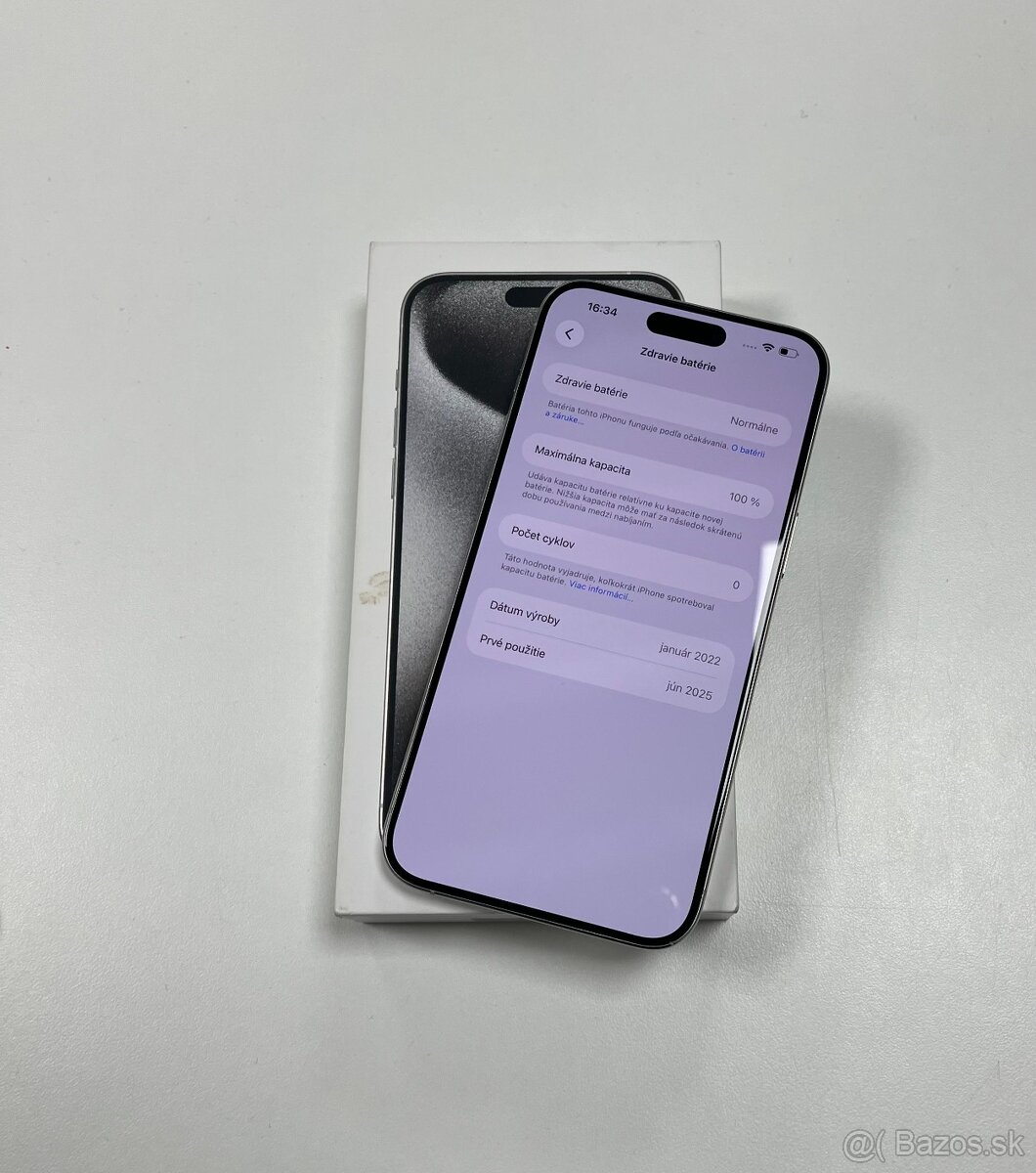 iPhone 15 Pro Max 256GB White Titanium - 3