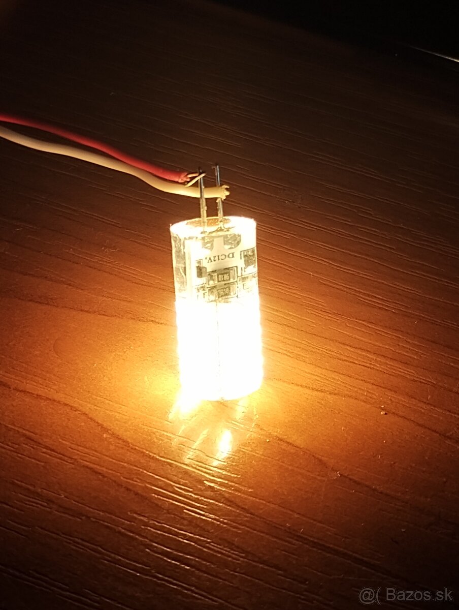 LED ziarovka silikonova, patica G4, 2W - 3