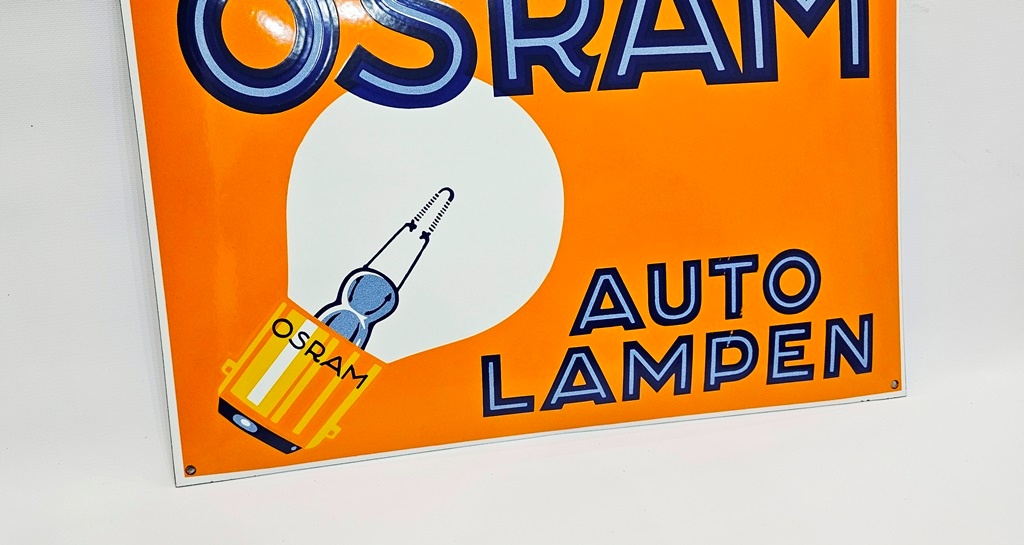 smaltovaná tabuľa Osram - 3