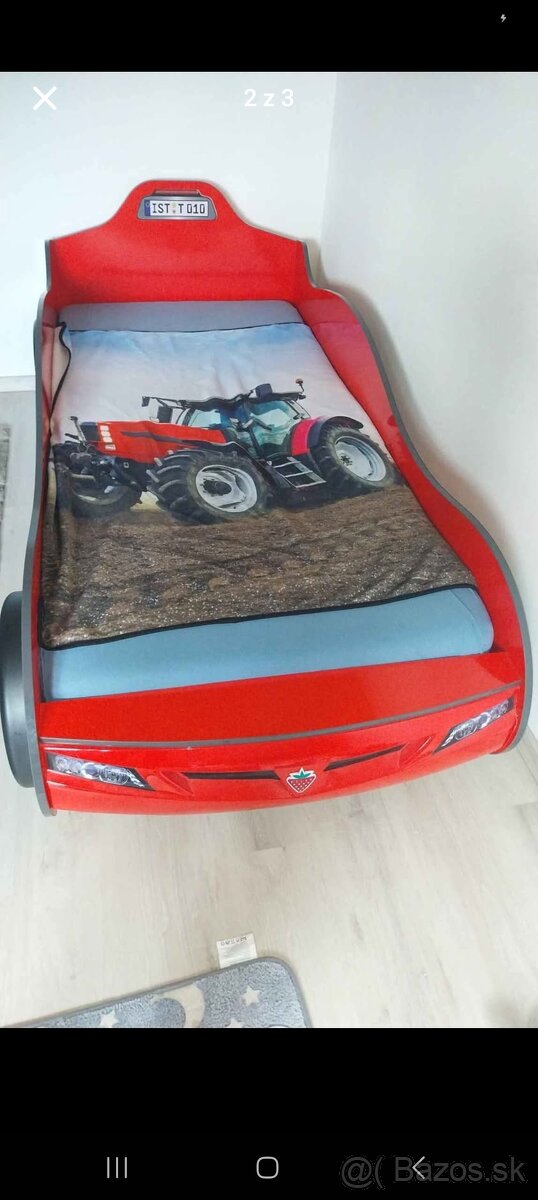 Detska postel auto 90×190 - 3