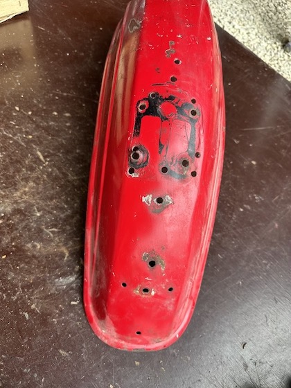 Predám zadný blatník JAWA 350/634 - 3