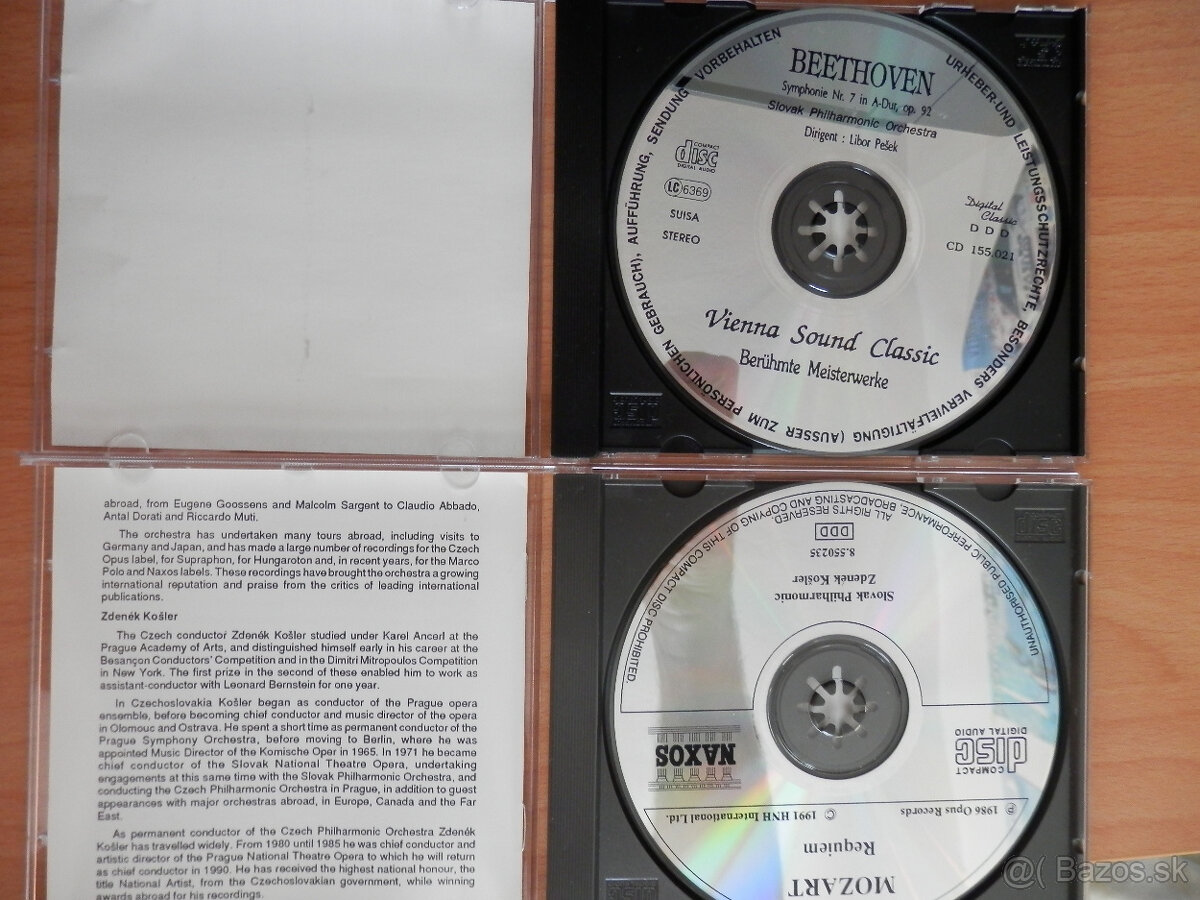 Slovenská filharmónia MOZART BEETHOWEN 2xCD - 3