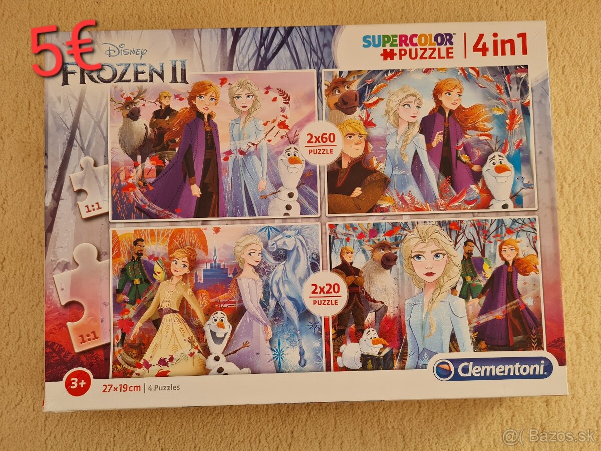 Puzzle Trolls, Minnie Mouse, Frozen - 3