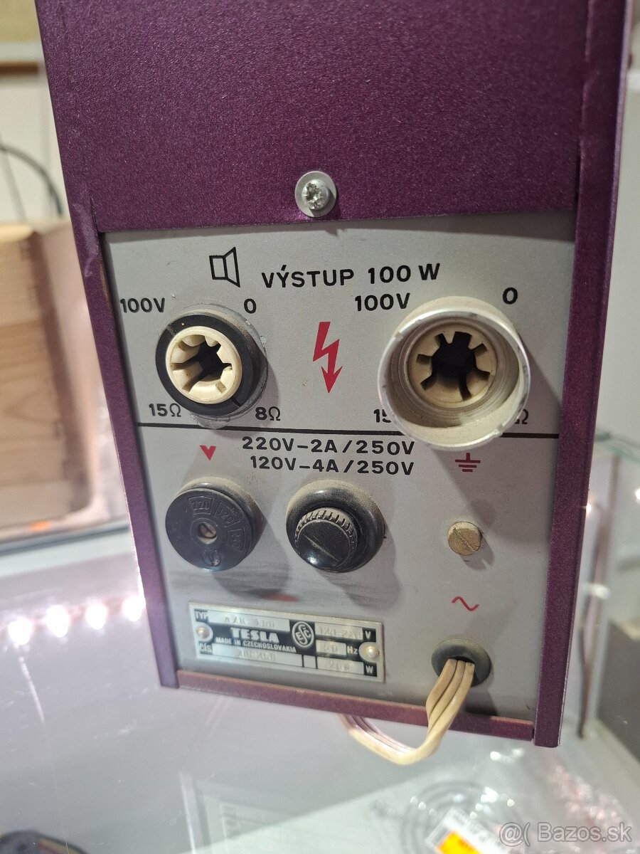 Predám zosilňovač Tesla AZK180 - 3