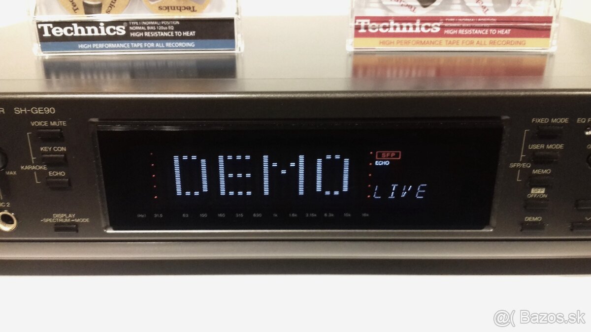 DSP = digitalny equalizer TECHNICS SH-GE90 JAPAN, AE28, AE74 - 3