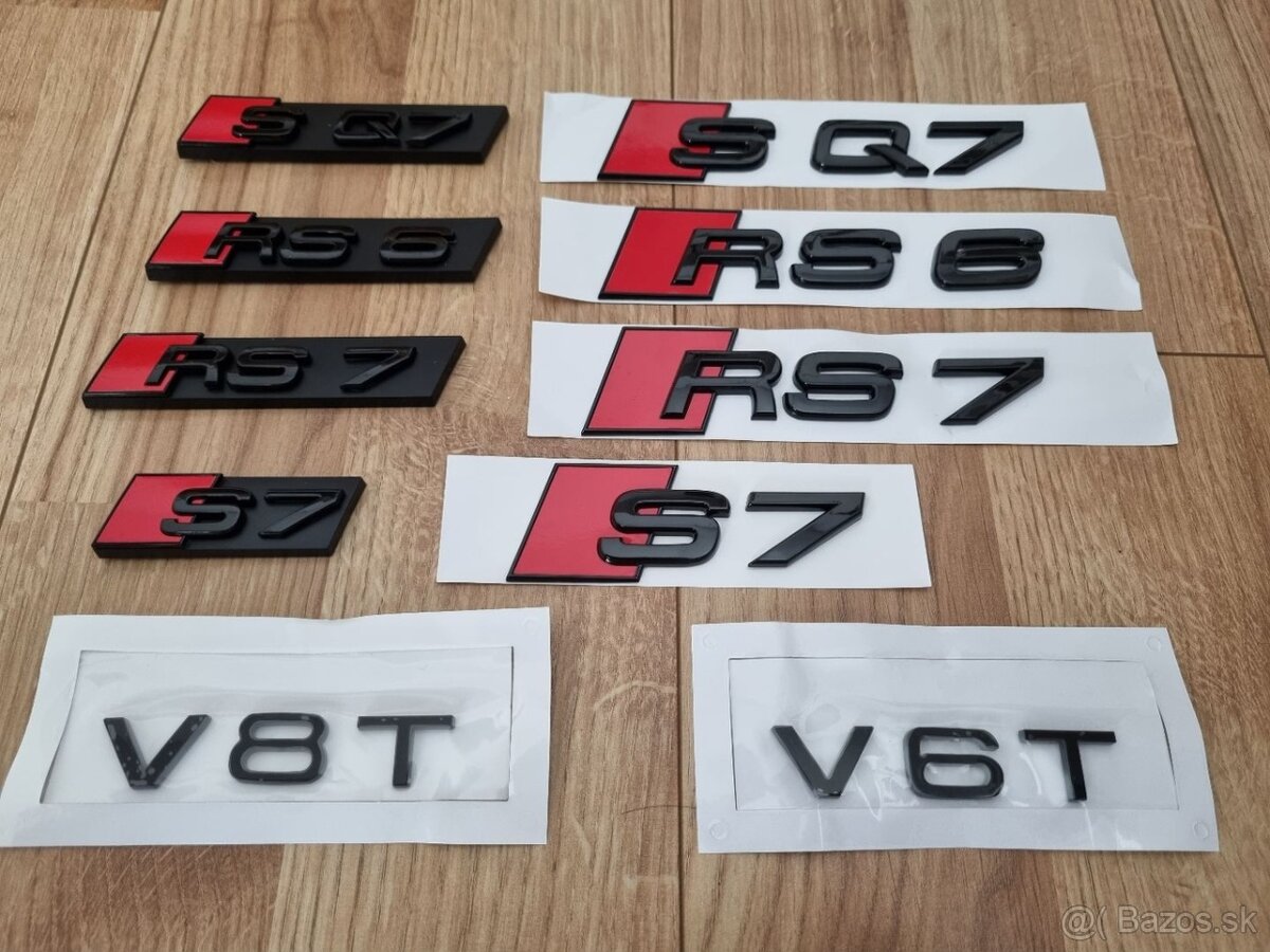 Napis logo znak AUDI na kufor / masku / blatniky - 3