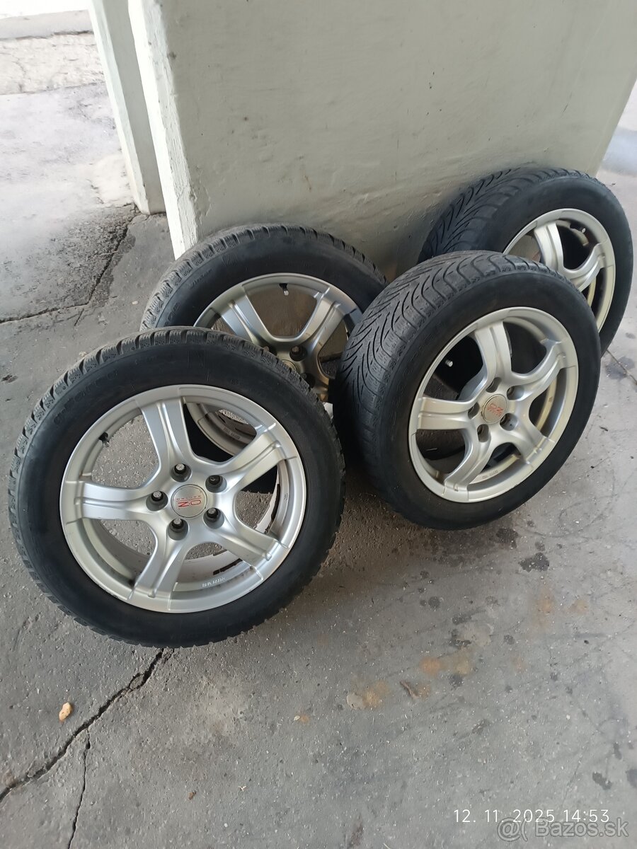 Predám elektróny OZ Racing 205/55R16 rozteč šróbov 5x114.3 - 3