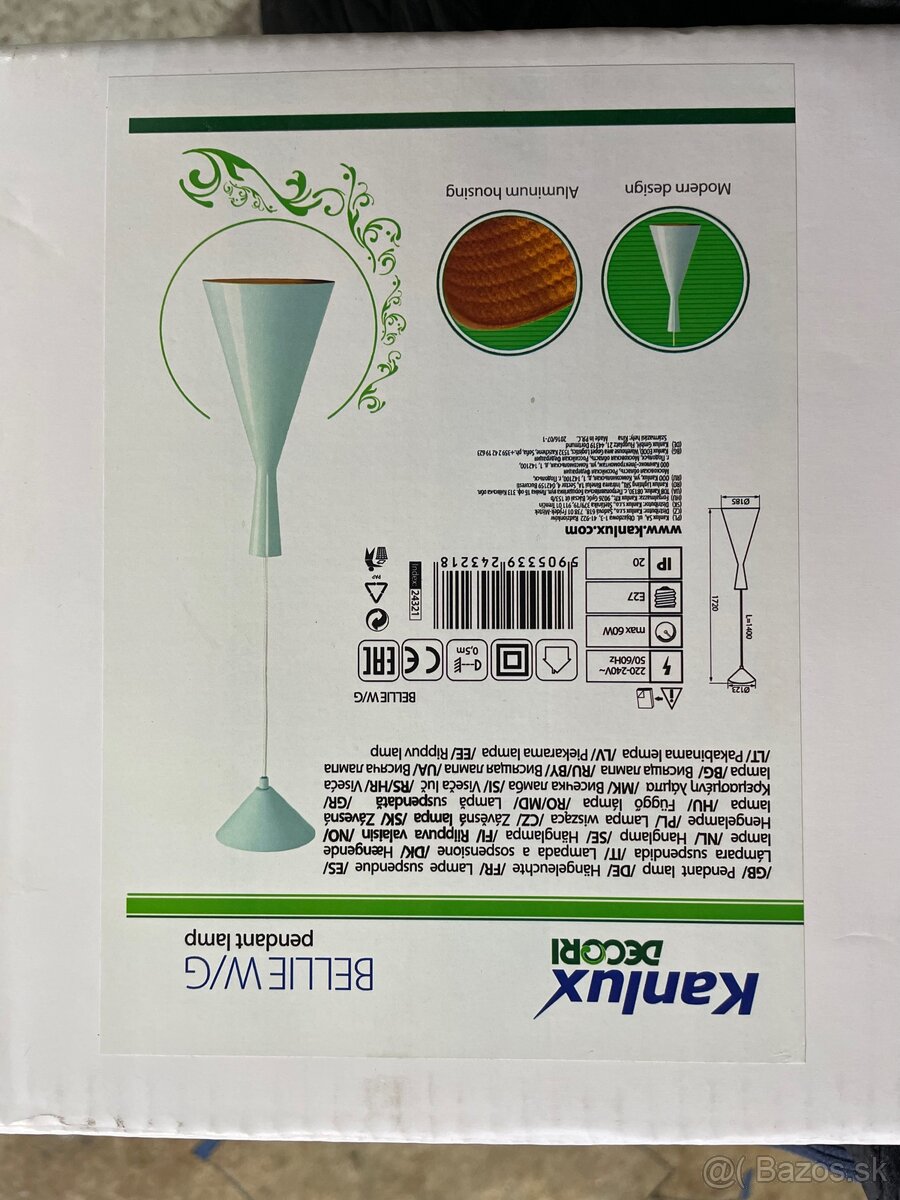 Závesné svetlo hliník - 3