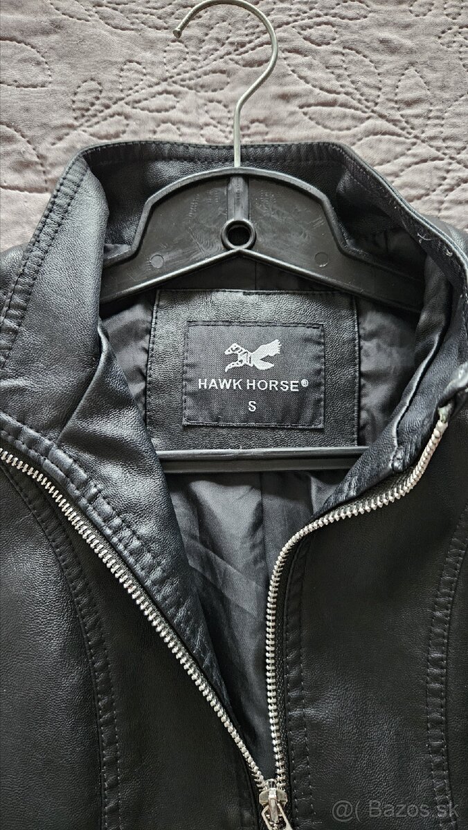 Koženková bundička, veľkosť S - 3