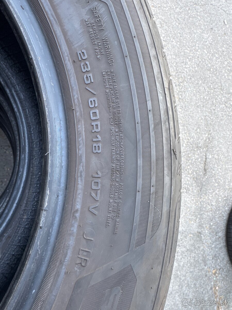 Predám letnú sadu 235/60 R18 GOOD YEAR - 3