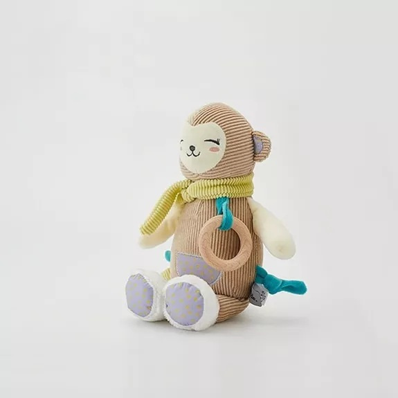 Hračka pre bábätko – Opička, nová, nerozbalená - 3