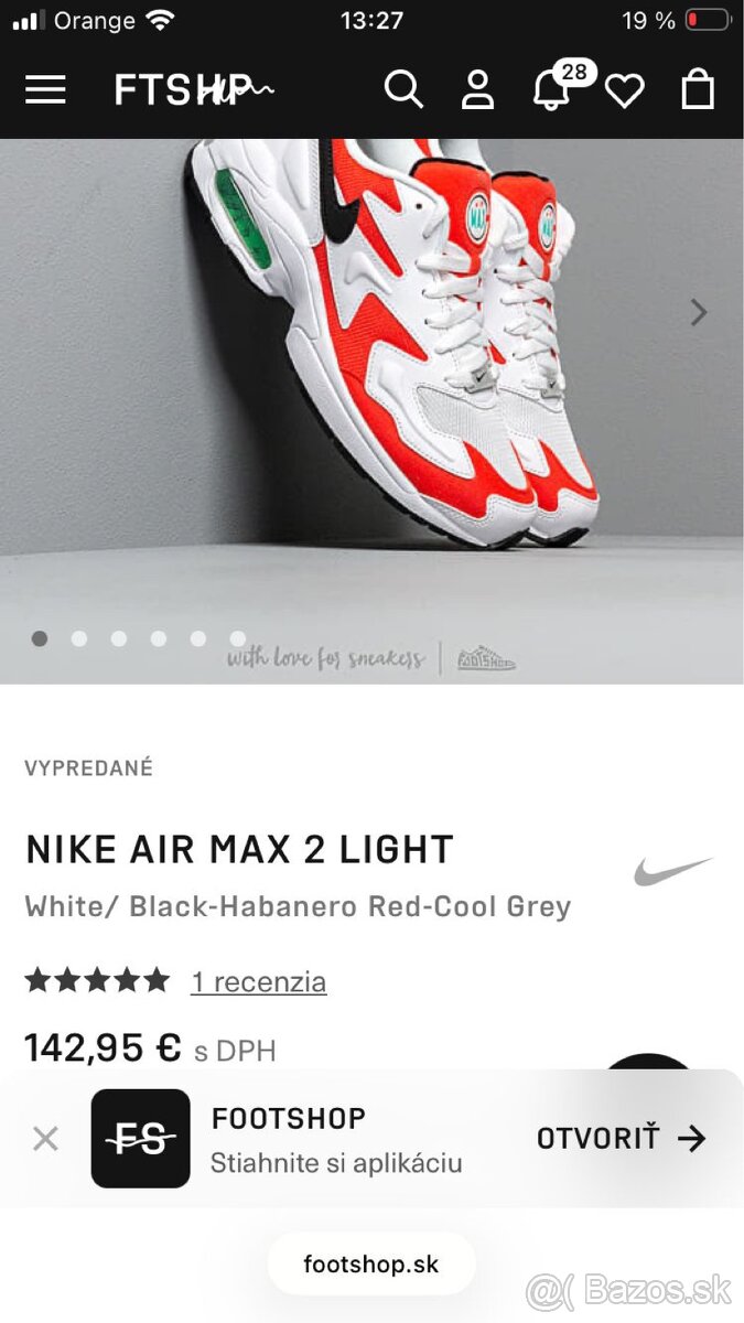 Číslo Nové Nike Air Max 2 Light - 3