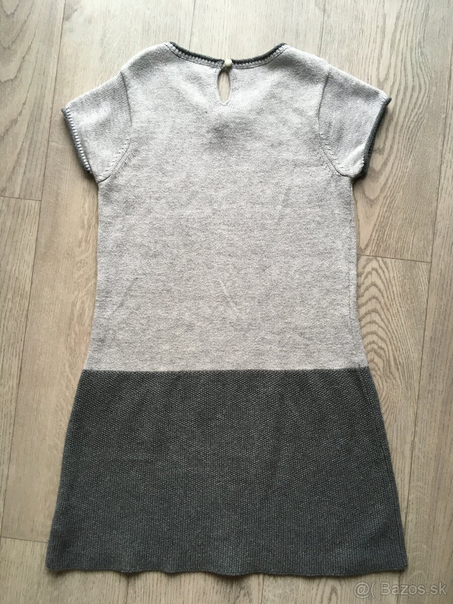 dievčenské úpletové šaty zn. Jacadi - 3