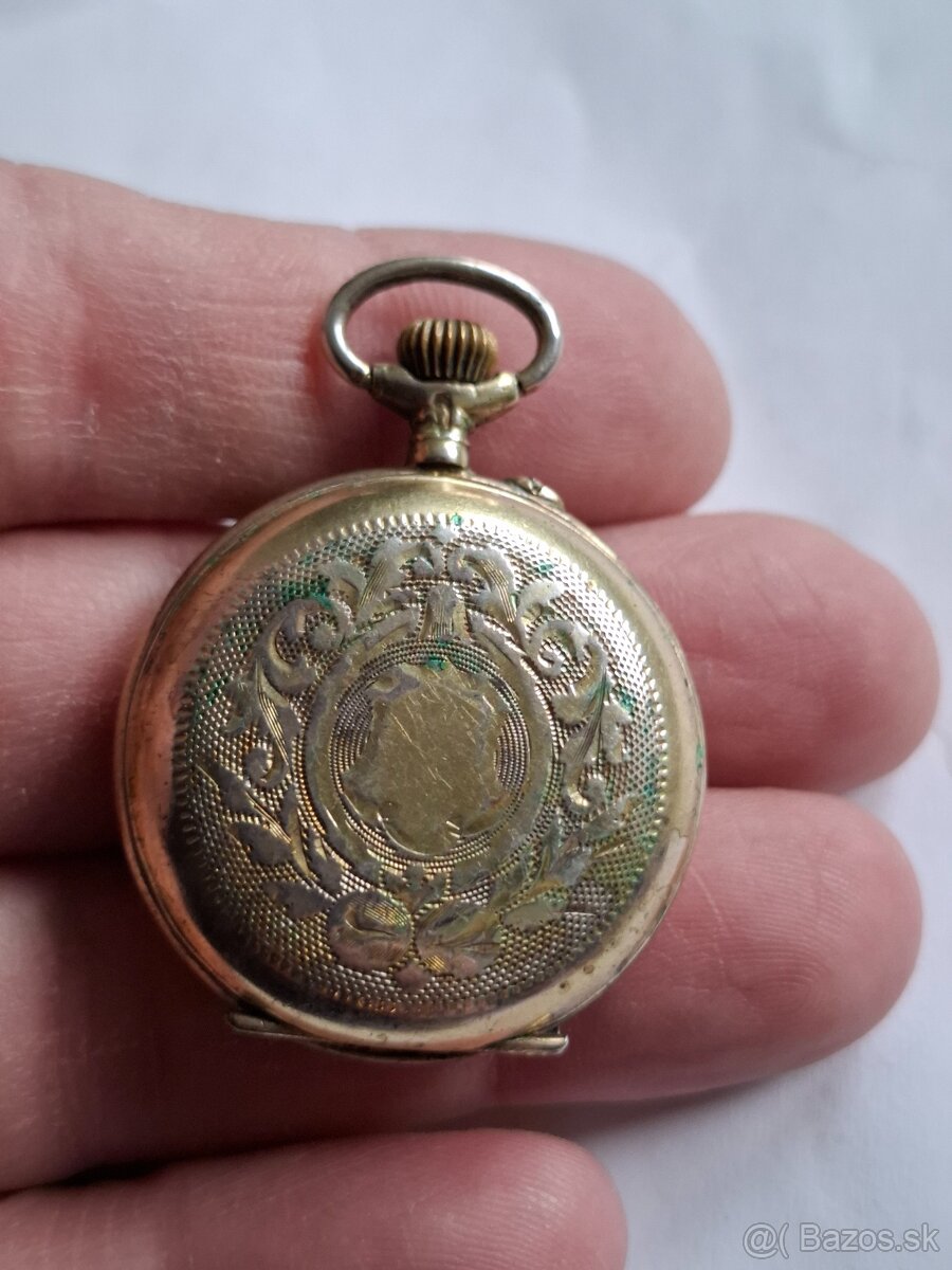 Vreckové hodinky 2 strieborné - 3