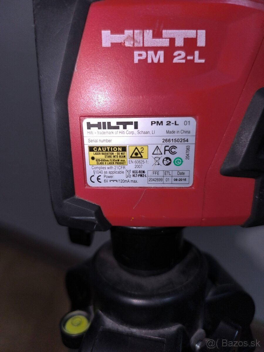 Predám laser Hilti PM 2-L + statív - 3