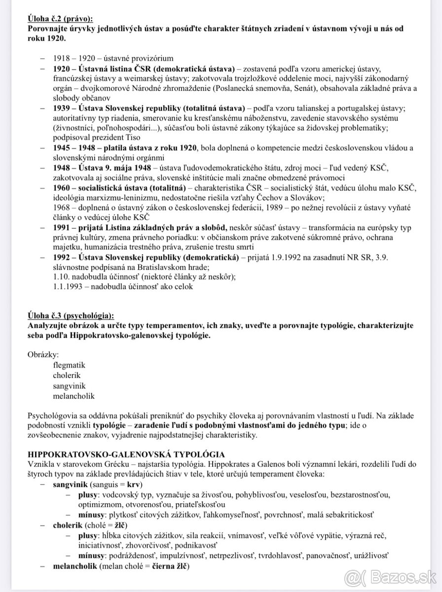 Maturitné otázky OBN - 3