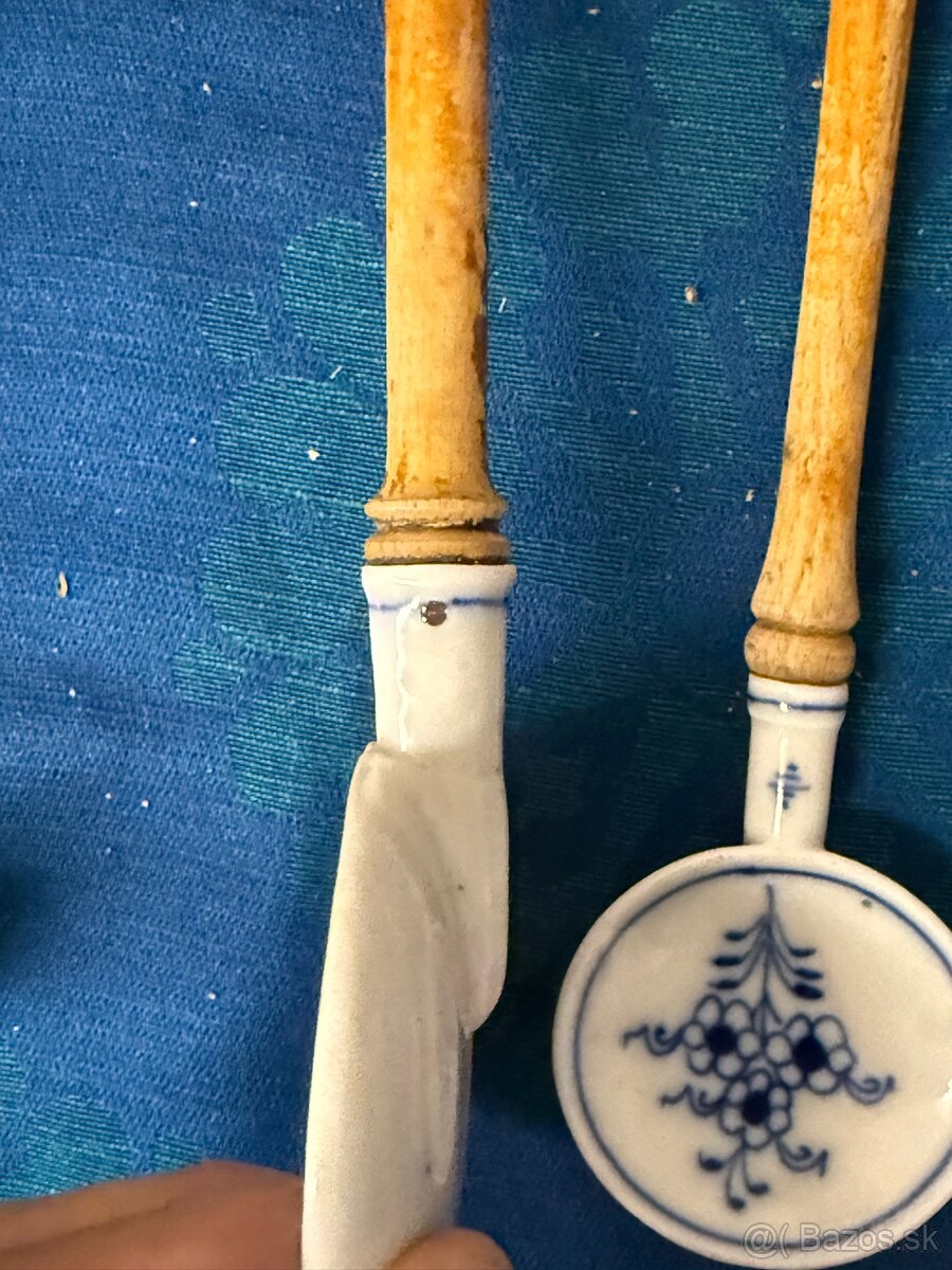 Starozitna zbierka drevenych lyzic a naberaciek cibulak - 3