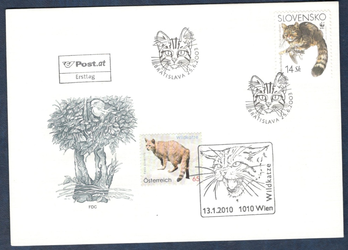 2003 WWF divoke macky sada obalok v zmiesanej frankature - 3