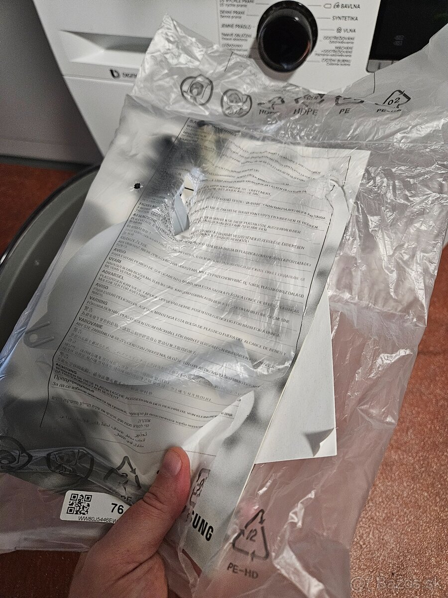 Pracka Samsung WW80J5446EW A+++ - 3