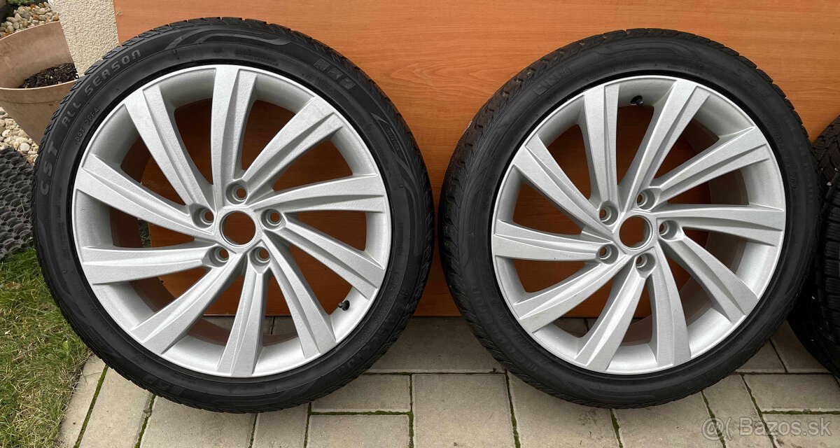 PERSEUS skoda orig disky 5x112 7,5xR18 ET48 VW 225 45 R18 - 3