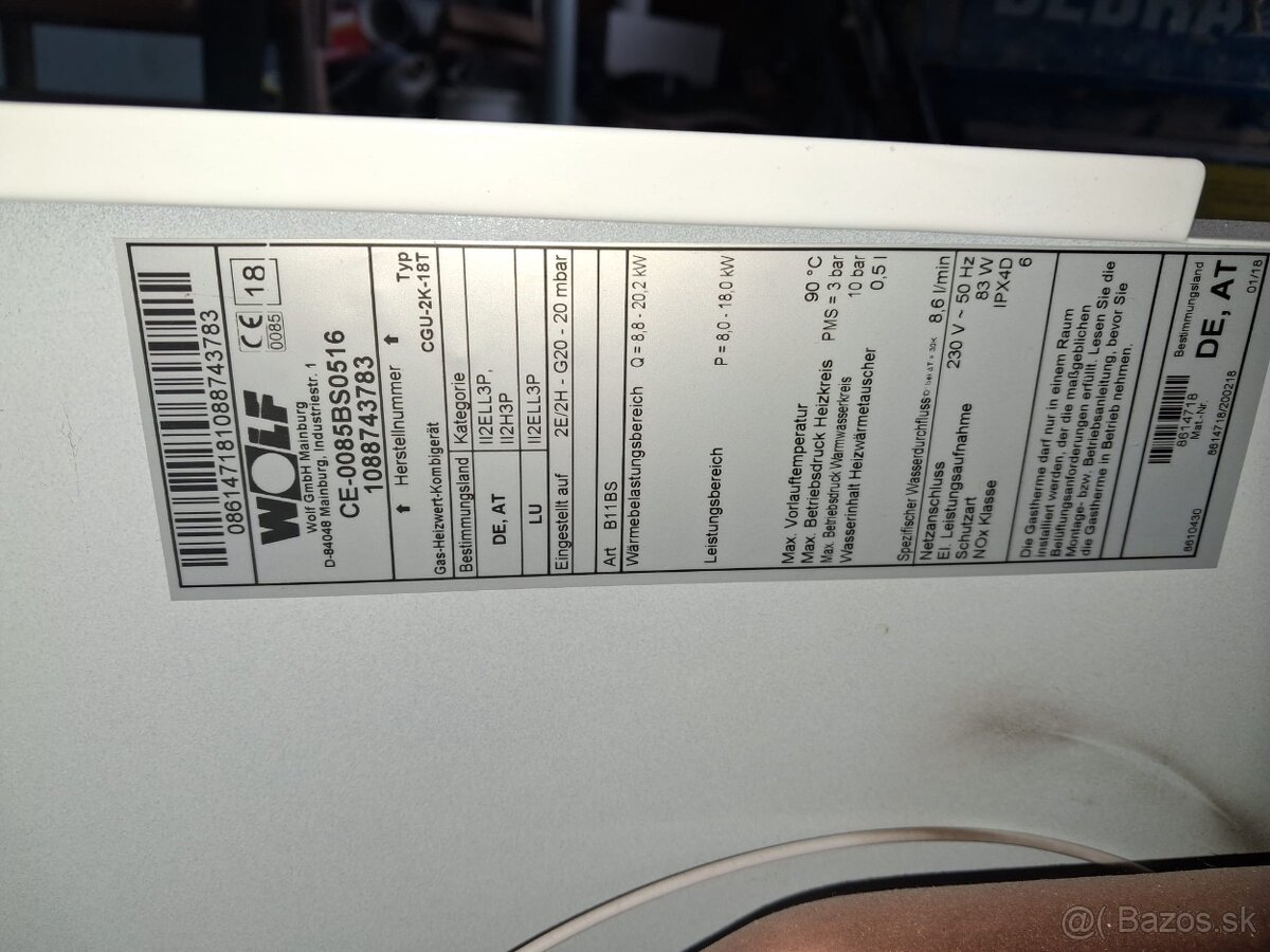 Predám plynový kotol - 3