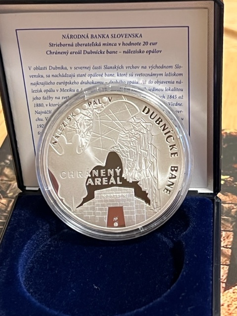 Predaj SR 20 EUR Dubnické bane proof 2014 - 3