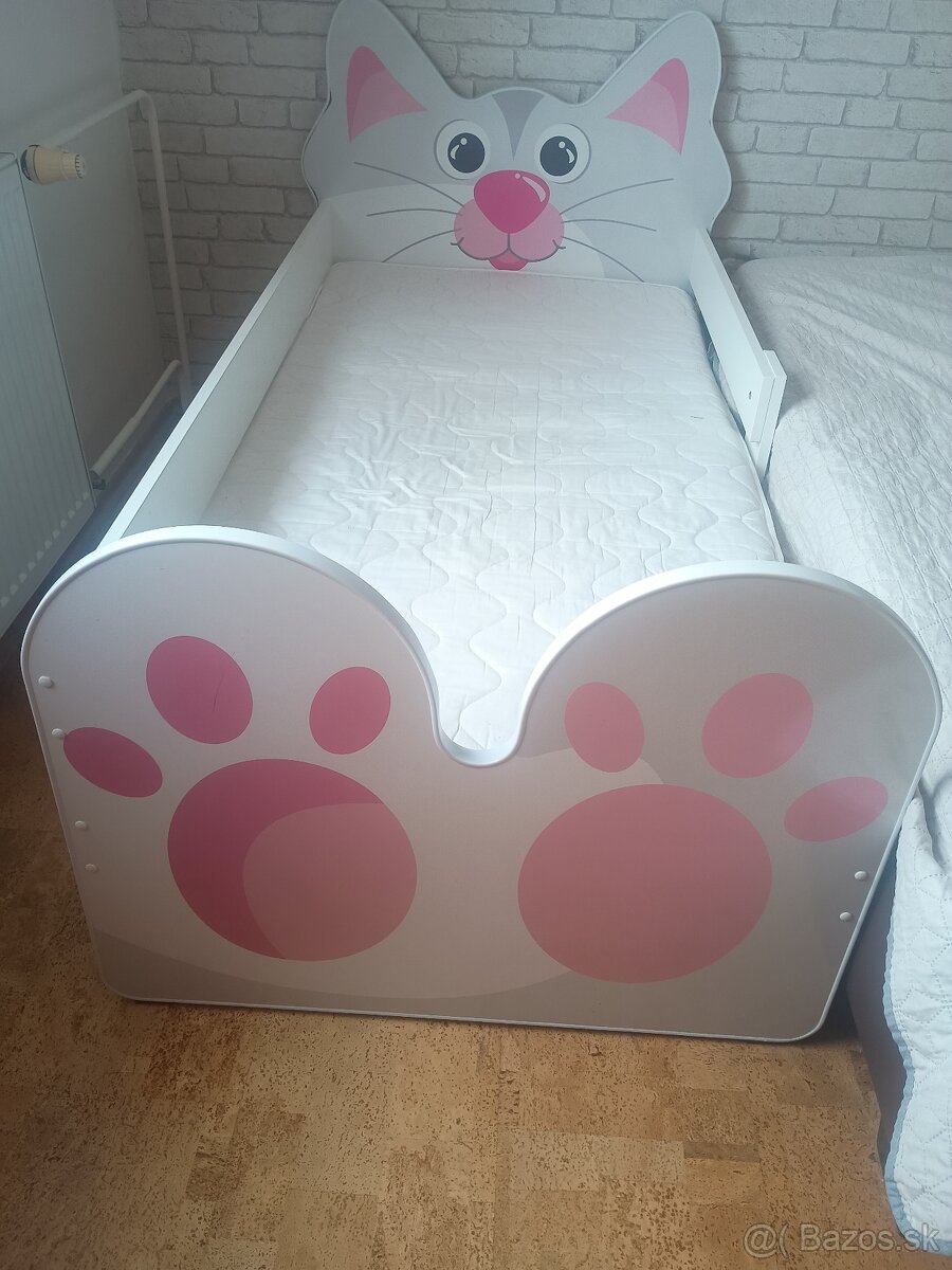 Detská posteľ 160x80 mačka - 3