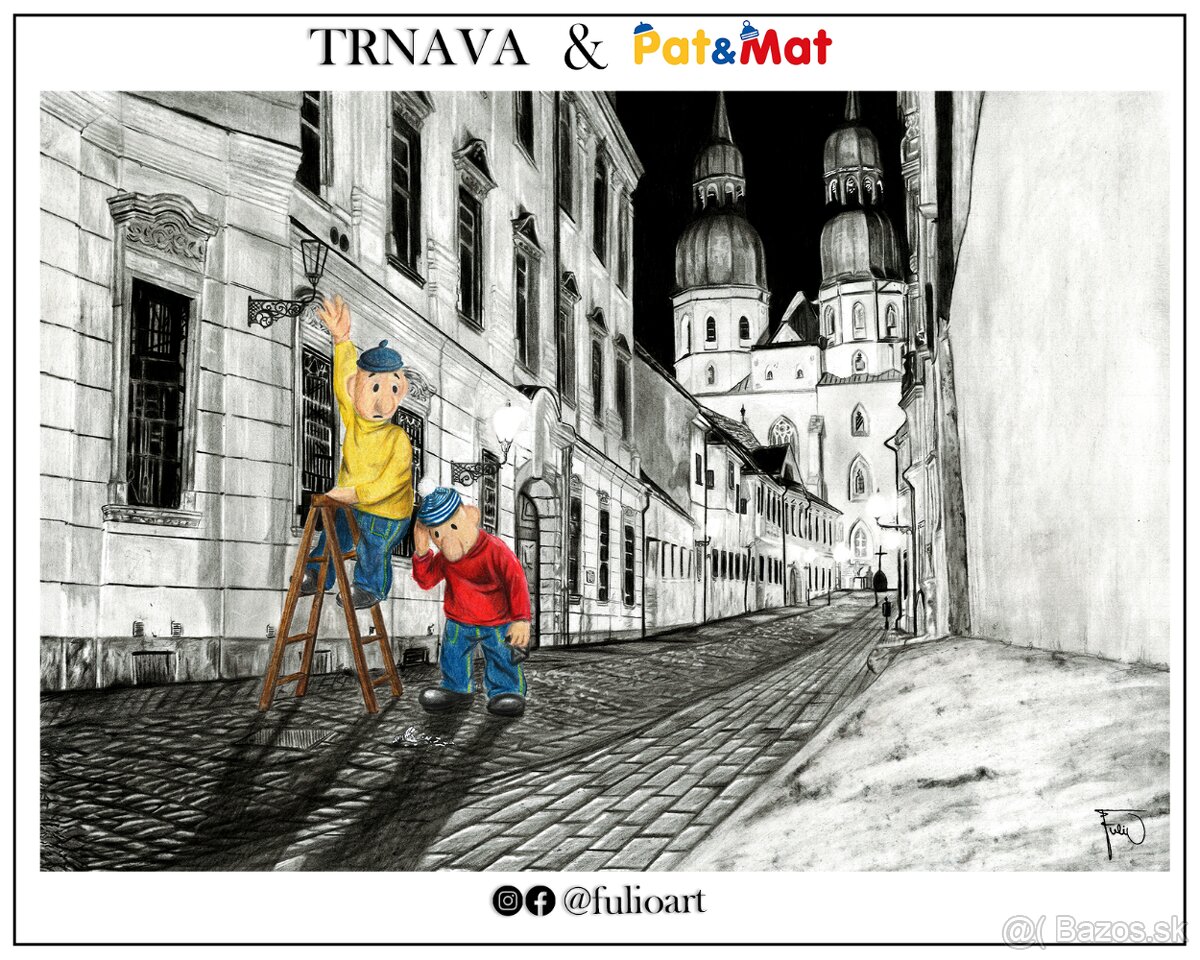 „Trnava“ - Realistická kresba - 3