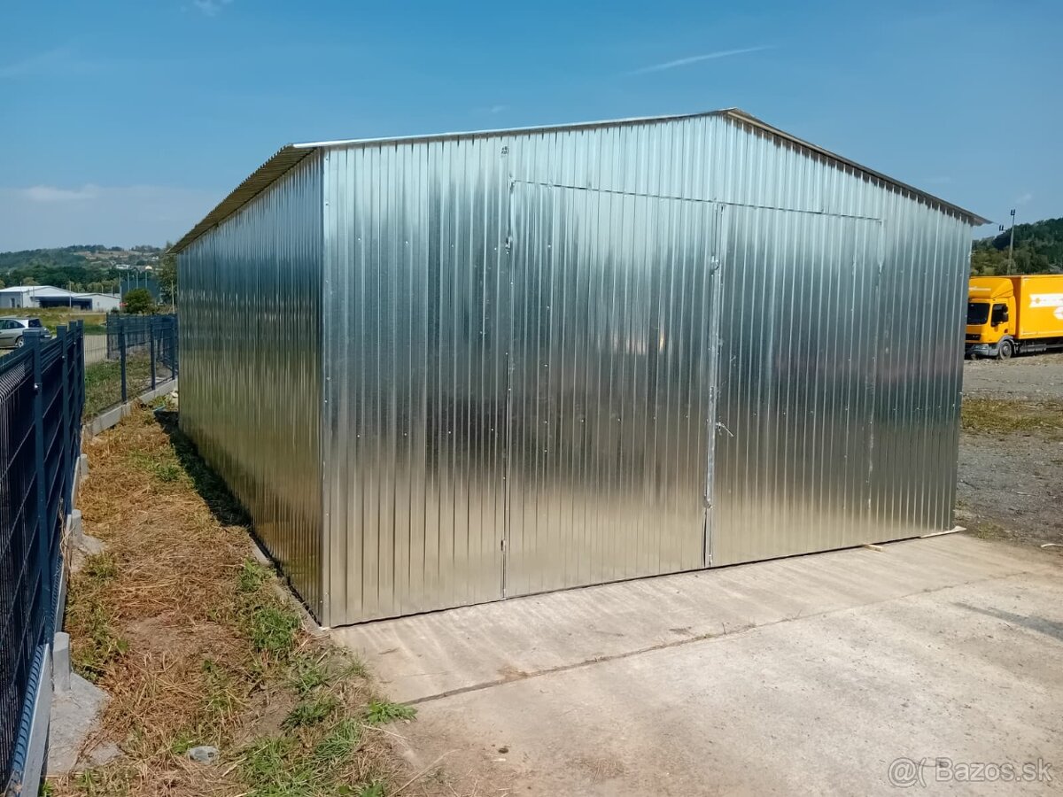 Plechová pozinkovaná montovaná HALA 5×10 m – 3 340 € - 3